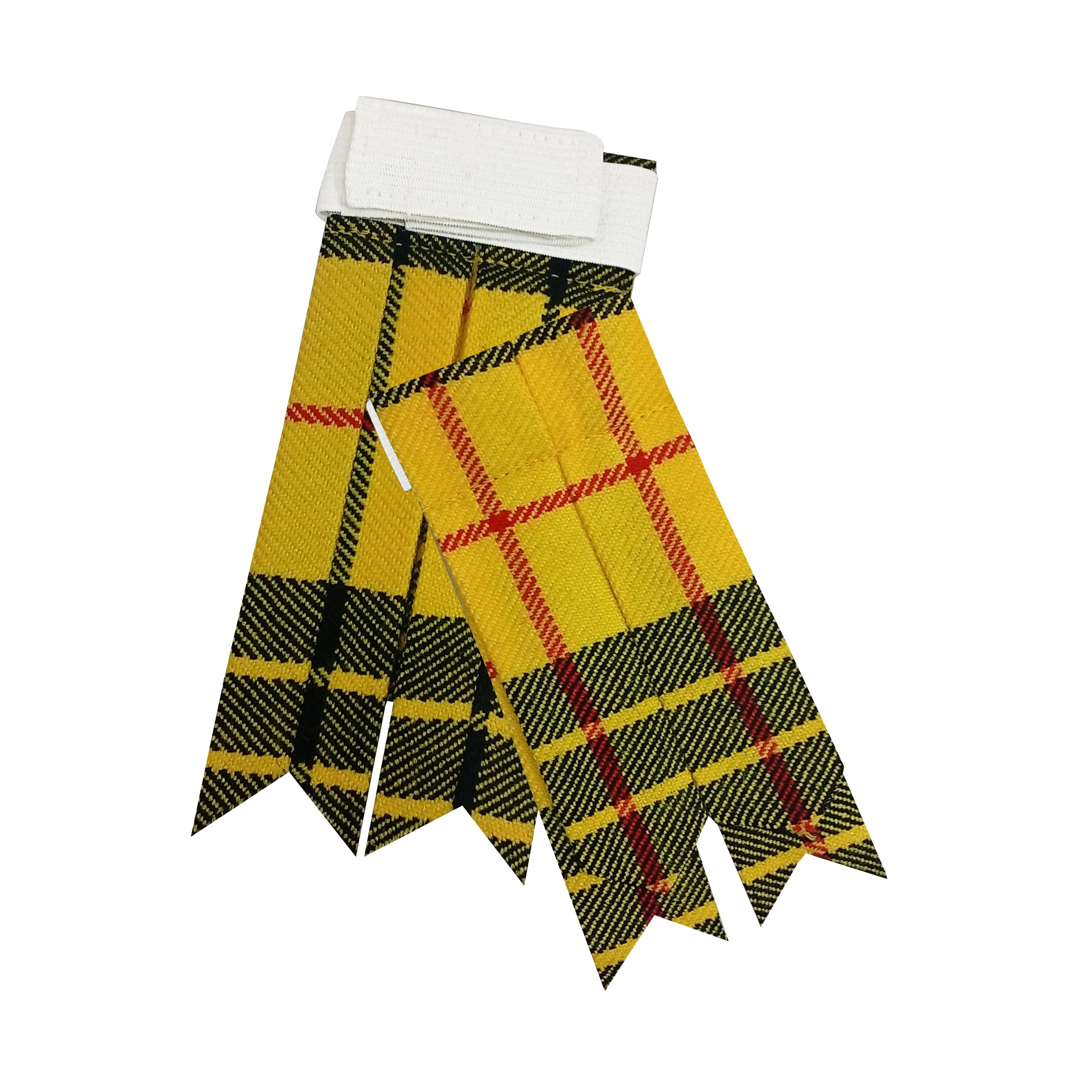 DSS KILT Scottish Traditional KILT HOSE FLASHES for Men-Men's Kilt Accessory, Macleod of Lewis Tartan, One Size