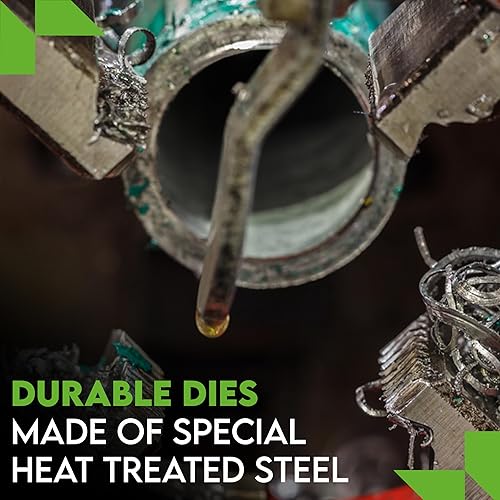 Miniatura 7 de NPT Universal 47770 1"-2" HS Troqueles de tubo de acero endurecido para RIDGID 811, 811A, 815A Die Head