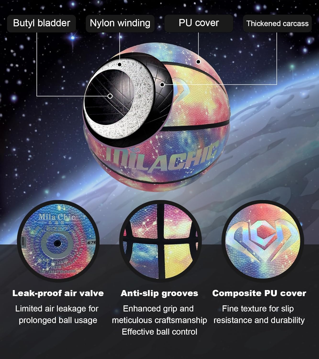 Amazon.co.jp: バスケットボール 7号球 発光バスケットボール サイレントバスケットボール サイレントボール 反射 PU革 高弾力性 夜光  光るバスケットボール 騒音防 電池不要 反射性 カラフル 発光革 サイズ No.7 発光 ボール 自宅 室内用 練習用 : スポーツ＆アウトドア 暗闇で光るバスケットボール 光るレザーバスケットボール サイズ7 屋内屋外ゲーム用 ポンプ付き