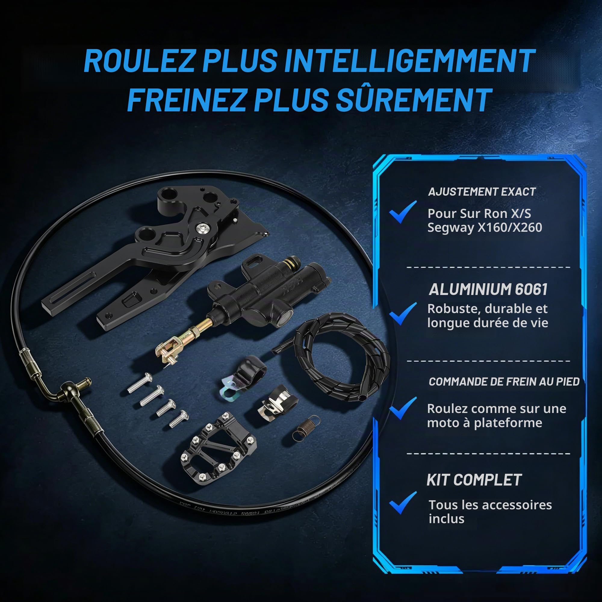 Kit de Frein à Pied arrière Surron Frein arrière Moto pour sur Ron X/S Light Bee X/S for Segway X160 X260