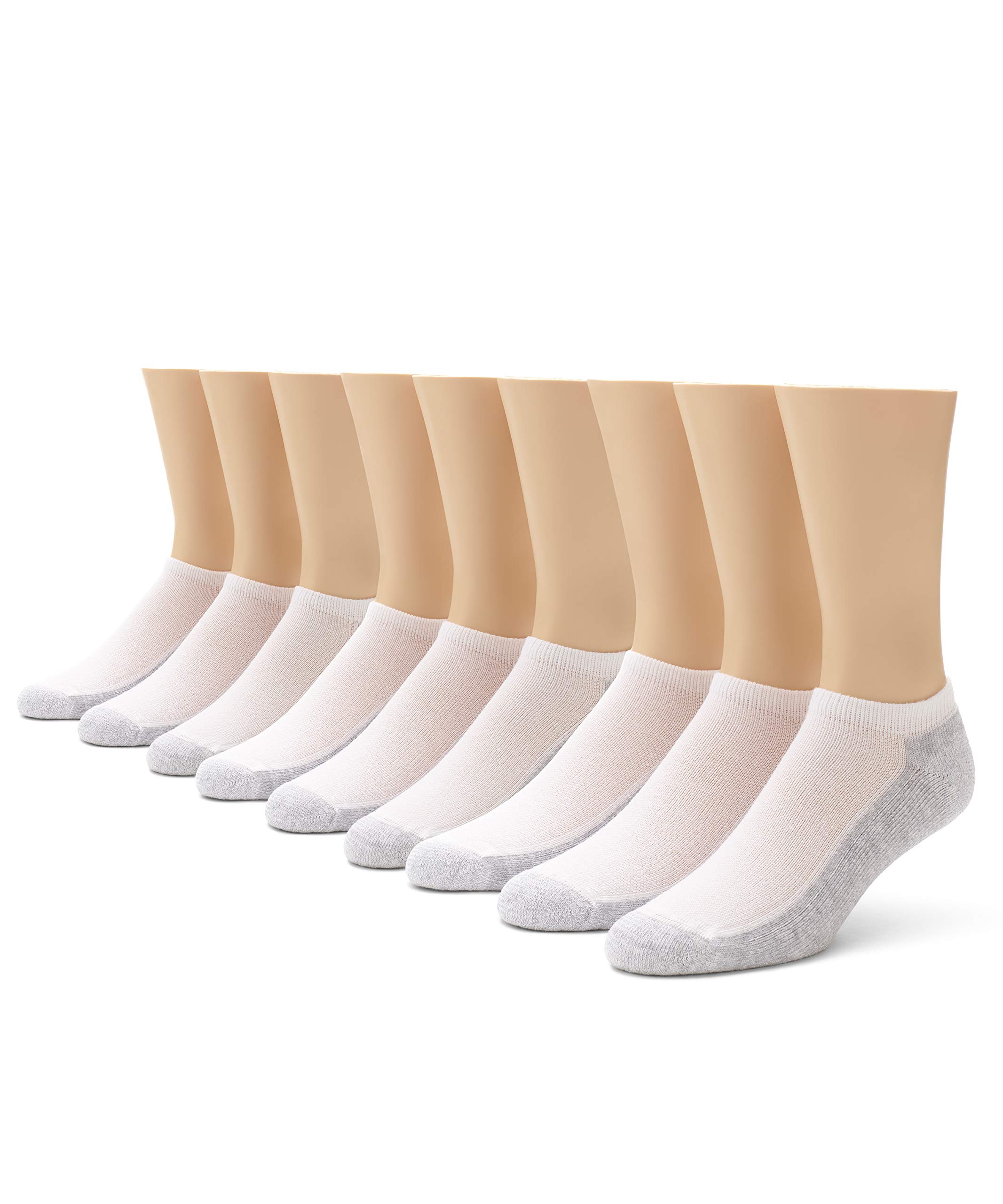 No Nonsense Calcetines para hombre, 9 pares de calcetines Cushioned No Show (9 unidades)