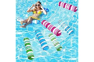 Pool Floats for Adults up to 350 lbs, Giant Inflatable Hammock Float