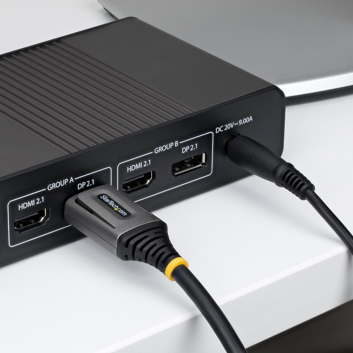 StarTech 10ft DisplayPort 2.1 Cable, VESA Certified DP54 DisplayPort Cable, Uncompressed 8K 60Hz, 8K 144Hz/4K 240Hz w/DSC 1.2a, DP 2.1 Monitor Cord