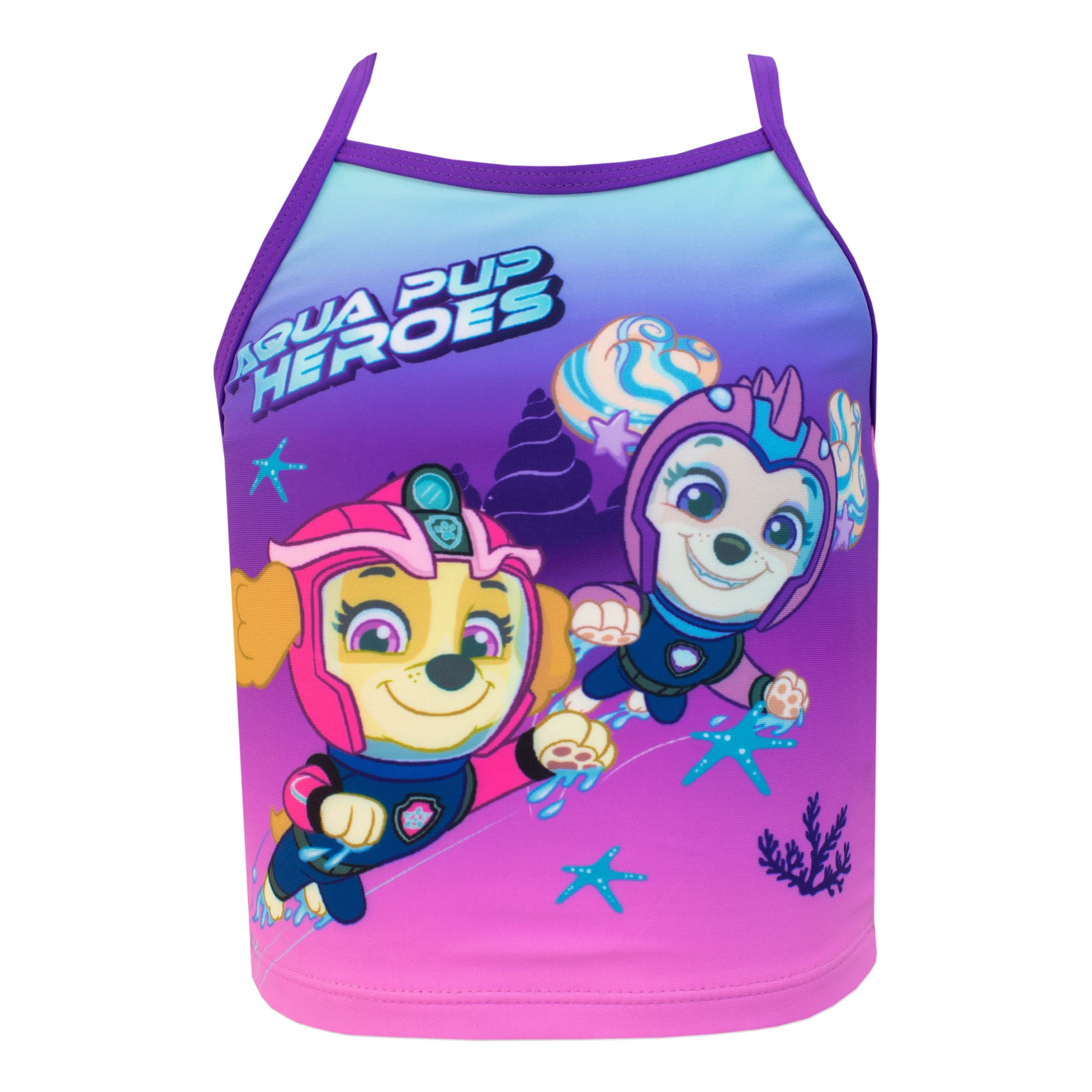 Paw Patrol Bañador Niña | Patrulla Canina Aqua Pups Traje de Baño 3 Piezas Set