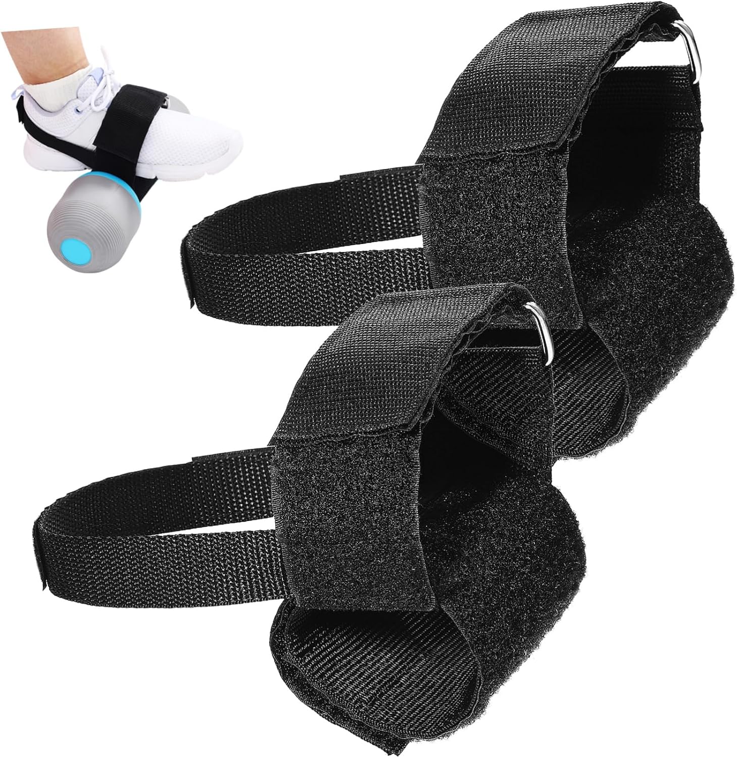 1Pair Adjustable Dumbbell Ankle Straps Weight Straps for Leg Lift Exercise Compatible with Various Weightlifting Practices Durable Secure Fit for Gym Workouts and Tibialis