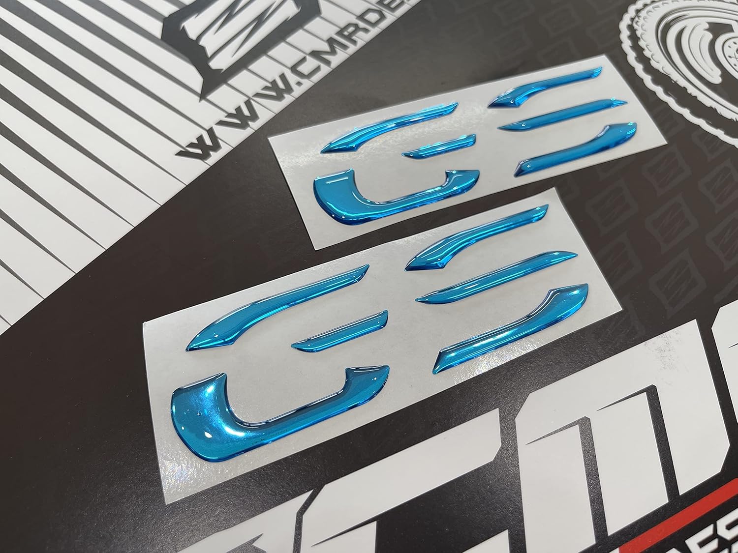 Adesivo Paraserbatoio 3D Bandiera Giapponese - Tank Pad Resinato Per Moto, Anti-Graffio - Foto 2