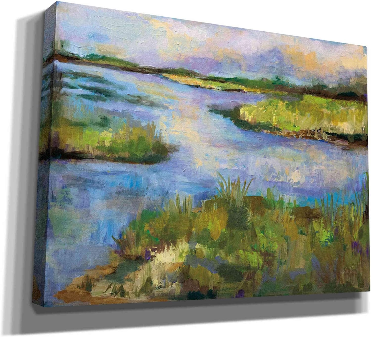 Epic Graffiti "Connecticut Marsh by Jeanette Vertentes, Canvas Wall Art, 16"x12"