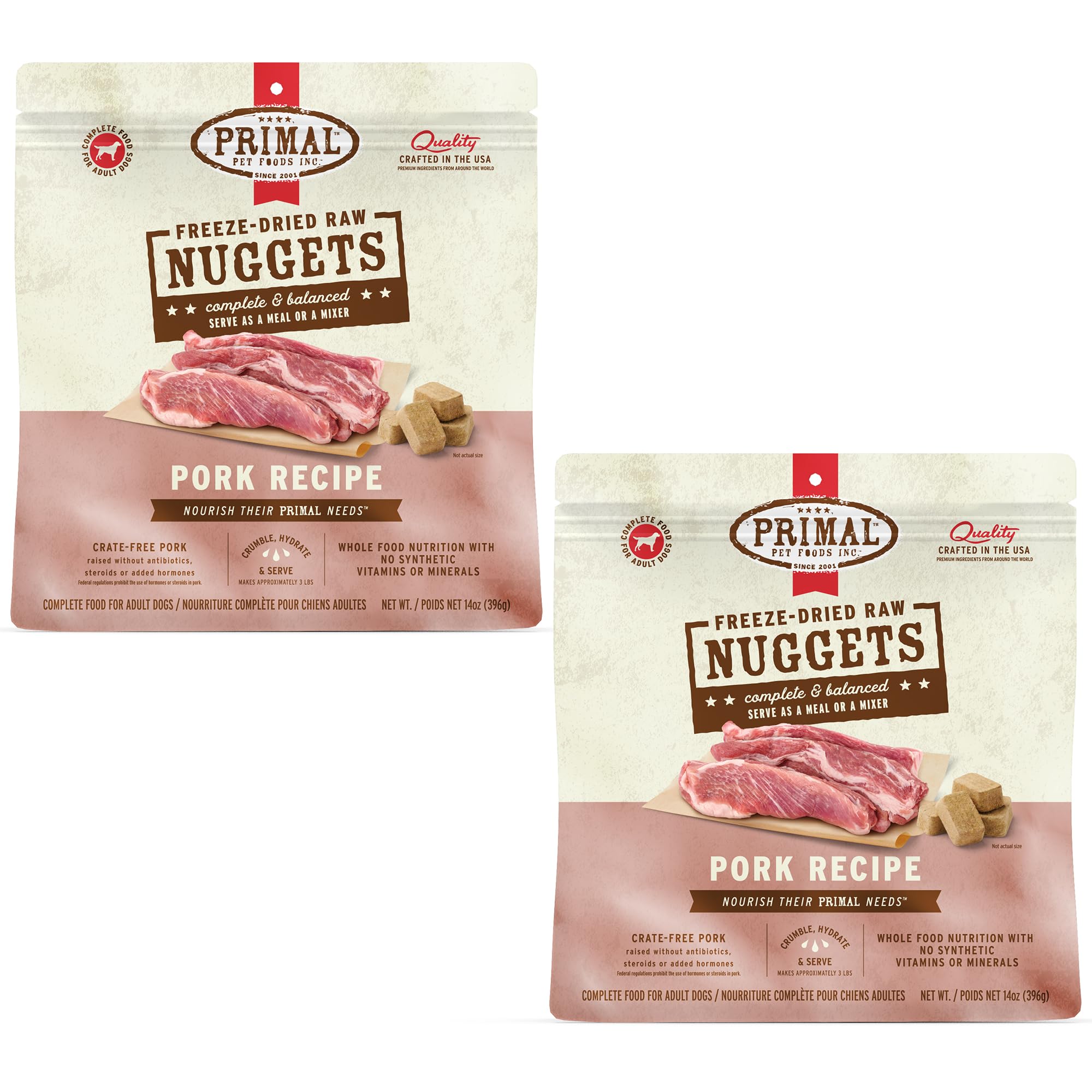 Primal Freeze Dried Raw Pork