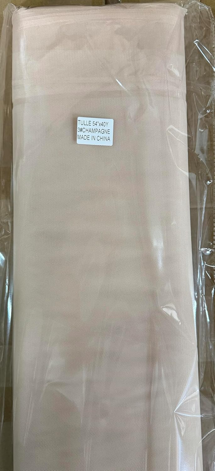 LA Fabric Spot Inc. 54" by 40 Yards (120 ft) Fabric Tulle Bolt for Wedding and Decoration(40 Yard, Mint)