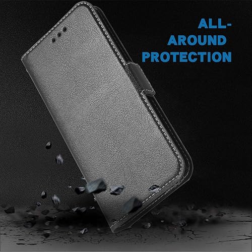 Miniatura 3 de Funda de teléfono para Xiaomi Mi 9T Folio Flip Wallet Case, cuero sintético, ranuras para tarjetas de crédito, protección de cuerpo completo,