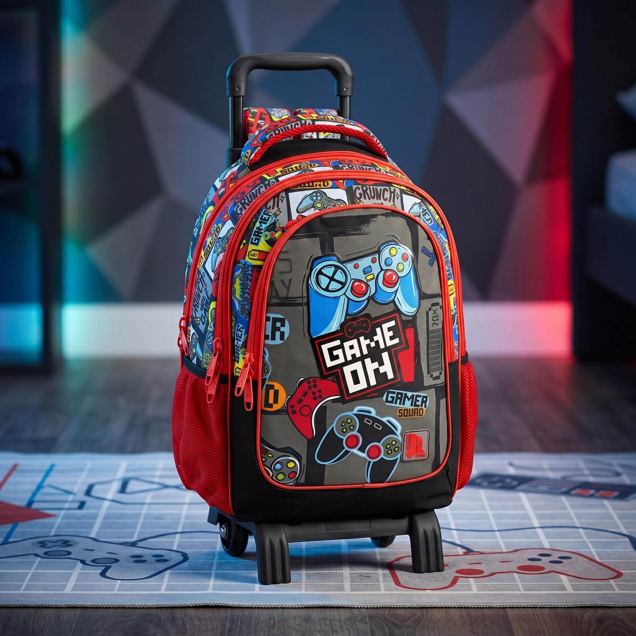 Sac à Dos Roulettes Garçon 2in1 (6-11 Ans) Gamer Squad