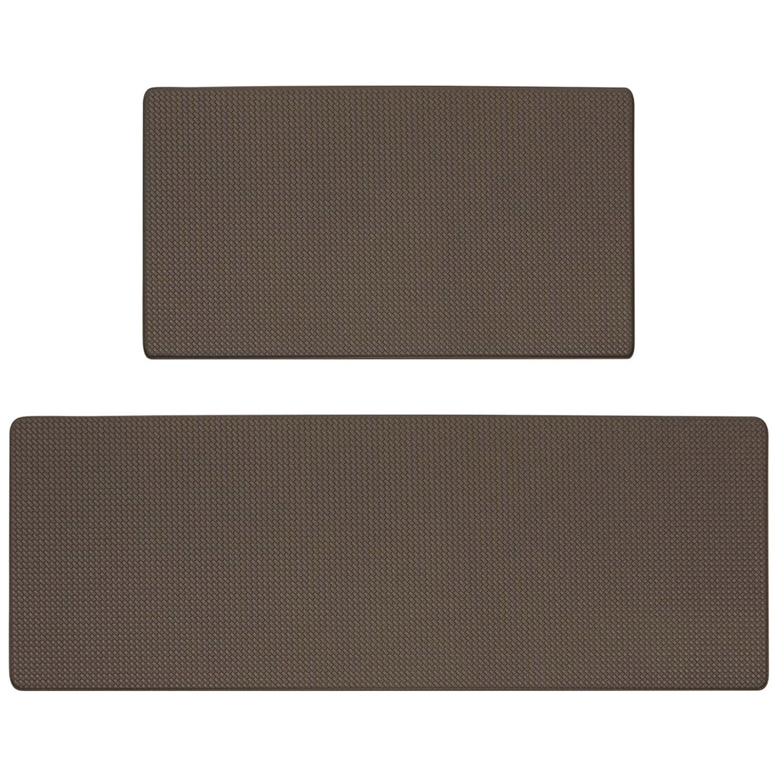 Tappetino Da Cucina Tappeti In Memory Foam Anti-fatica Tappeto Impermeabile Antiscivolo Facile Da Pulire Tappetino In Piedi Imbottito Spesso Per Lavello Ufficio Lavanderia ( Color : Brown , Size : 45