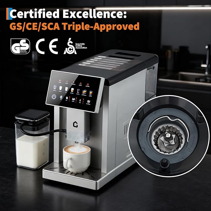 Máquina de Espresso Automática con Espumador de Leche y Capacidad de 1.5 Litros miniatura 7