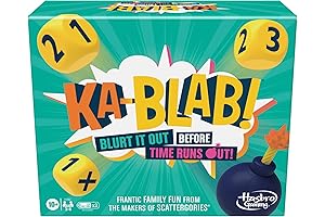 Hasbro Gaming Ka-Blab: Speak First, Speak Fast, Blab Last, Ages 10 And Up