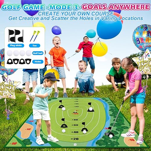 Miniatura 2 de Juego de Chip de Golf, Set de Golf de 50 piezas para Niños, Juegos de Golf de Interior y Exterior para Niños y Adultos, Diversión Familiar Set de