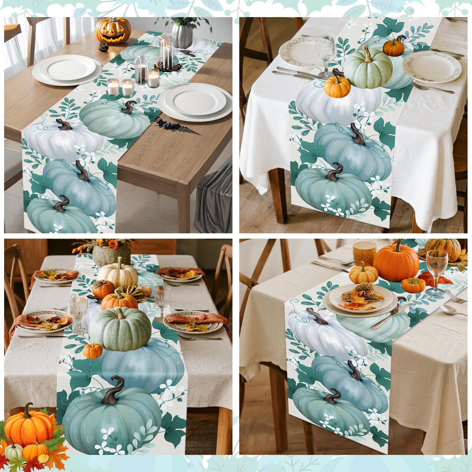 Amazon｜テーブルランナー、デコレーション リネン テーブルランナー