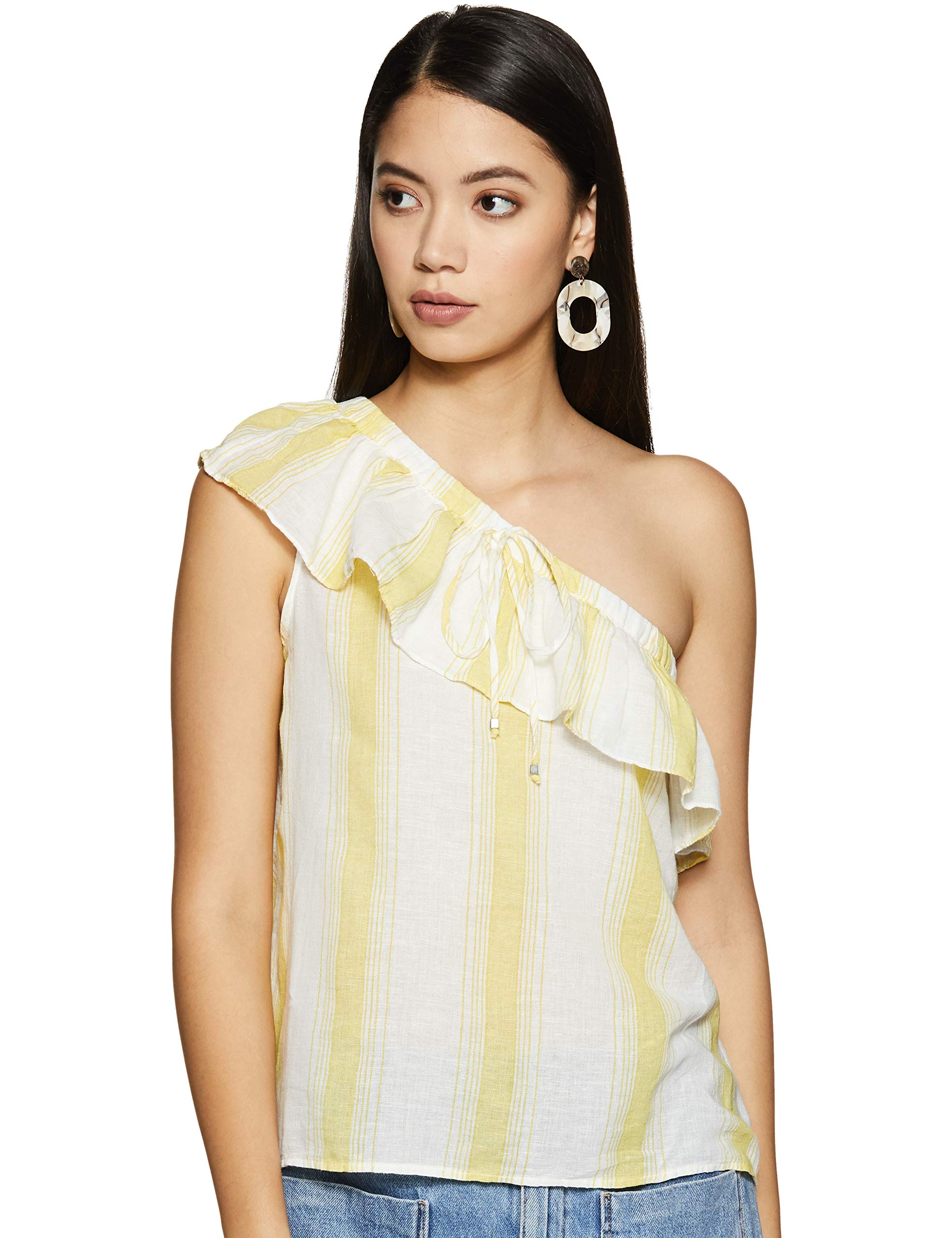 VERO MODA Women's Plain Regular Fit Top