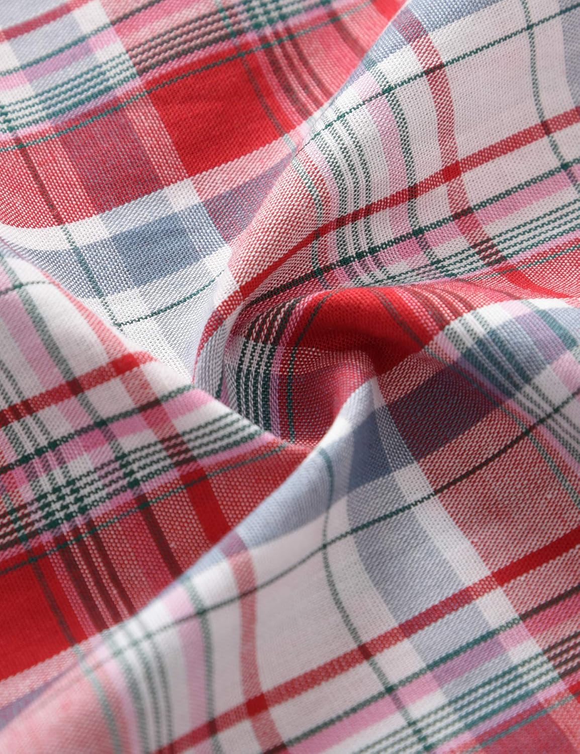 Latuza Women's Plaid Pajamas Pants Cotton Sleep Bottoms with Pockets - Image 5