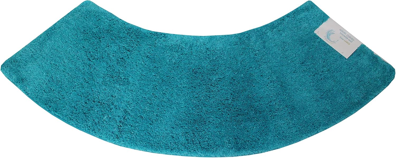 Cazsplash Luxury Quadrant Large Curved Shower Mat (Teal) Amazon.co.uk