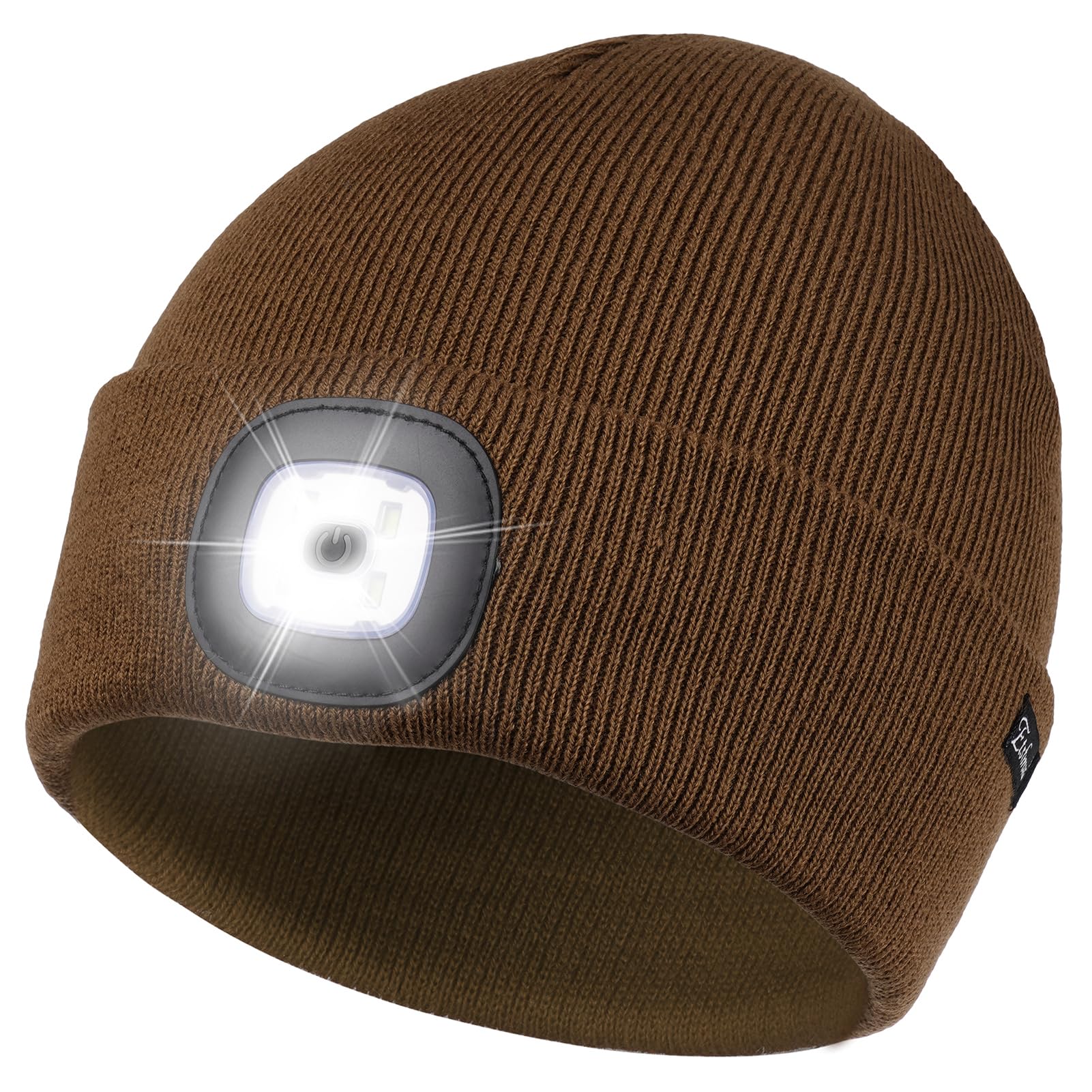 Etsfmoa Unisex Beanie with The Light, Gifts for Men Dad Father Winter Caps