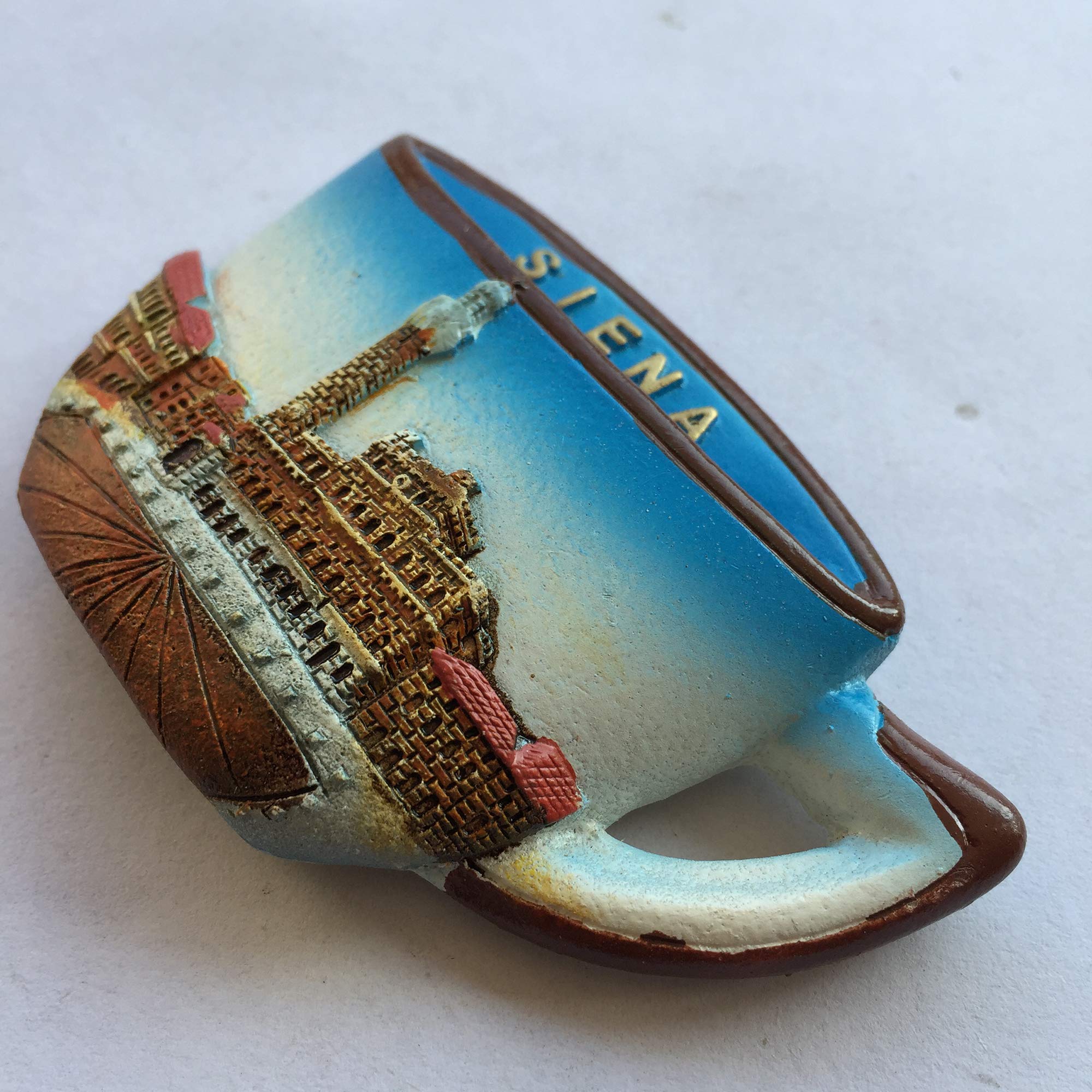 Magnete Frigorifero 3D Siena Italia – Souvenir Turistico In Resina (9x6 Cm) – Decorazione Casa E Cucina Dalla Cina