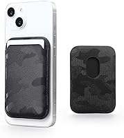 Vista 1 de WALLFID Magsafe - Cartera de cuero compatible con iPhone 15/14/13/12 Pro/Max/Plus/Mini, tarjetero RFID con imán MagSafe