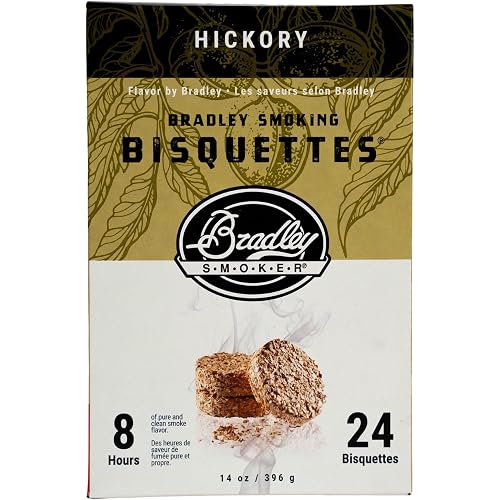 Bradley Smoker Bisquettes, Hickory Special Blend, 24 Pack