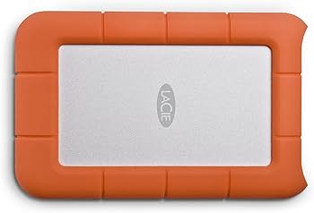 LaCie LAC9000298 Rugged Mini 2TB External Hard Drive Portable HDD