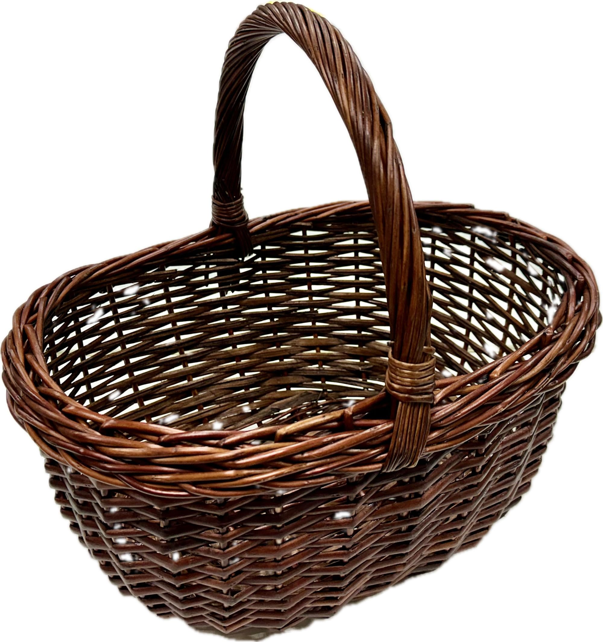Cestino Per Funghi BARBARIC In Alluminio – 42x26x22 Cm Con Manici Imbottiti, Per Porcini E Raccolta
