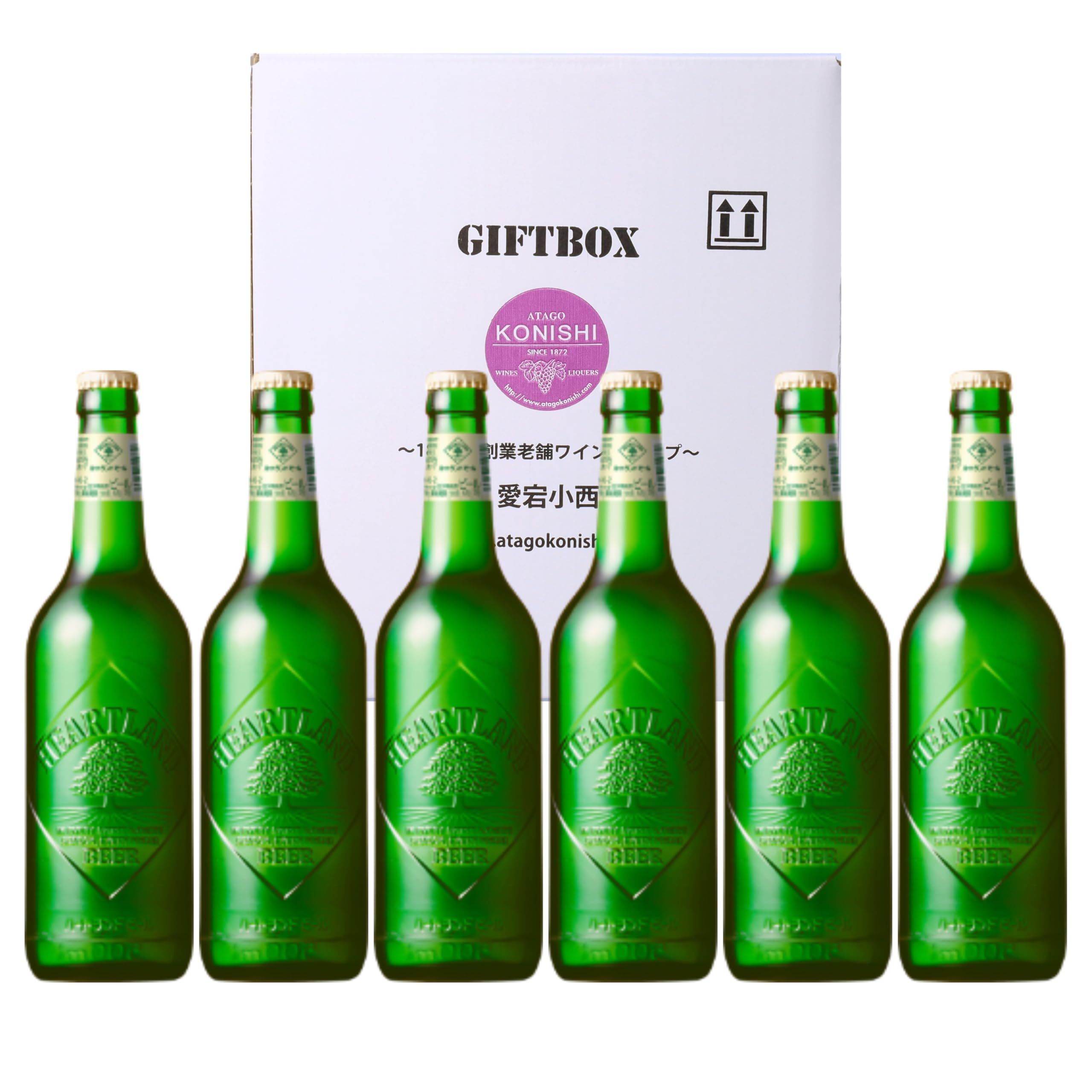 Amazon.co.jp: ギフト キリン ハートランド 中瓶 500ml 6本セット