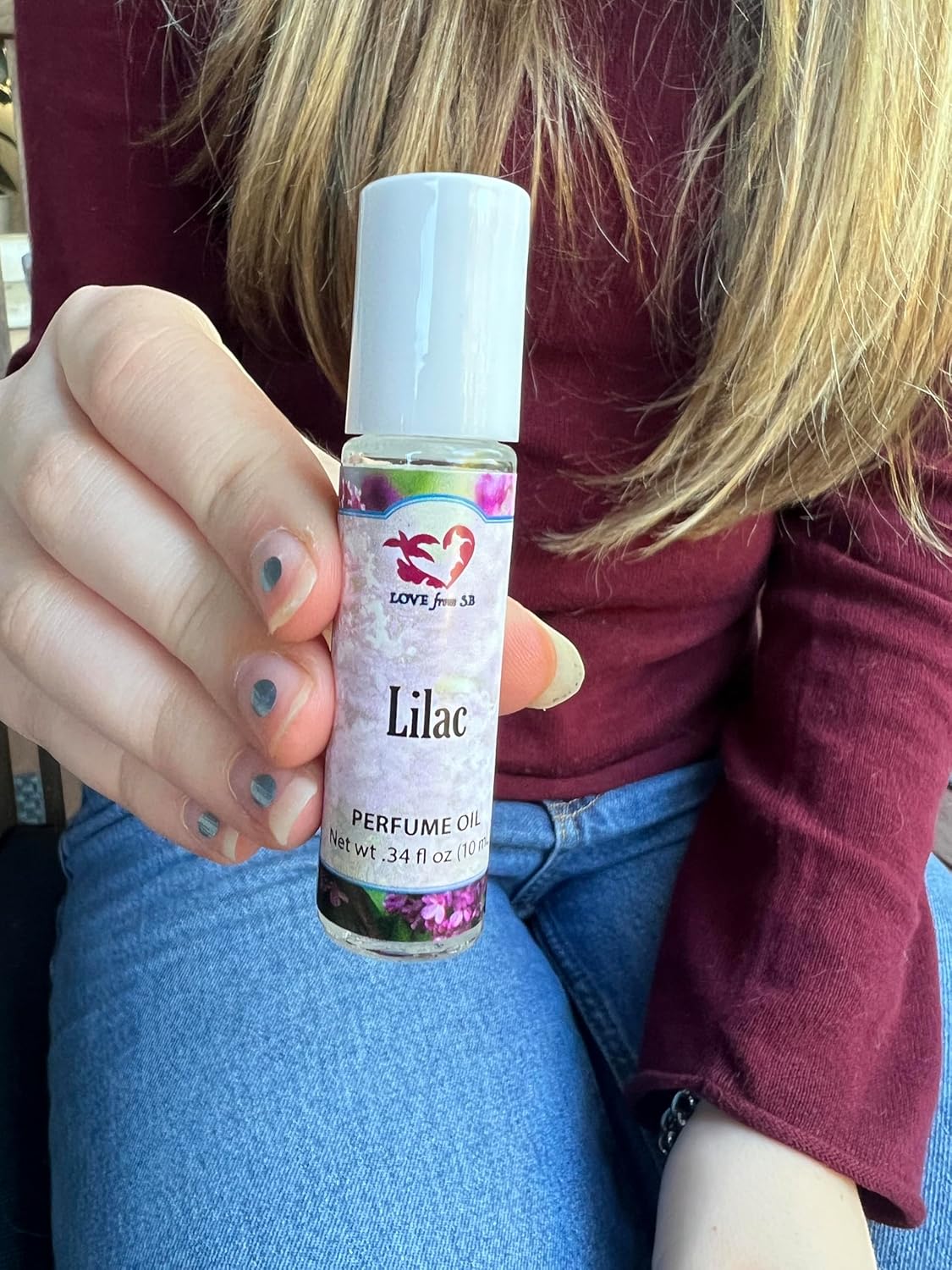 Lilac Perfume Oil | .03 oz/10 ml Roll On Bottle with Organic Jojoba Oil | Made in Santa Barbara, California (Lilac) - Image 4