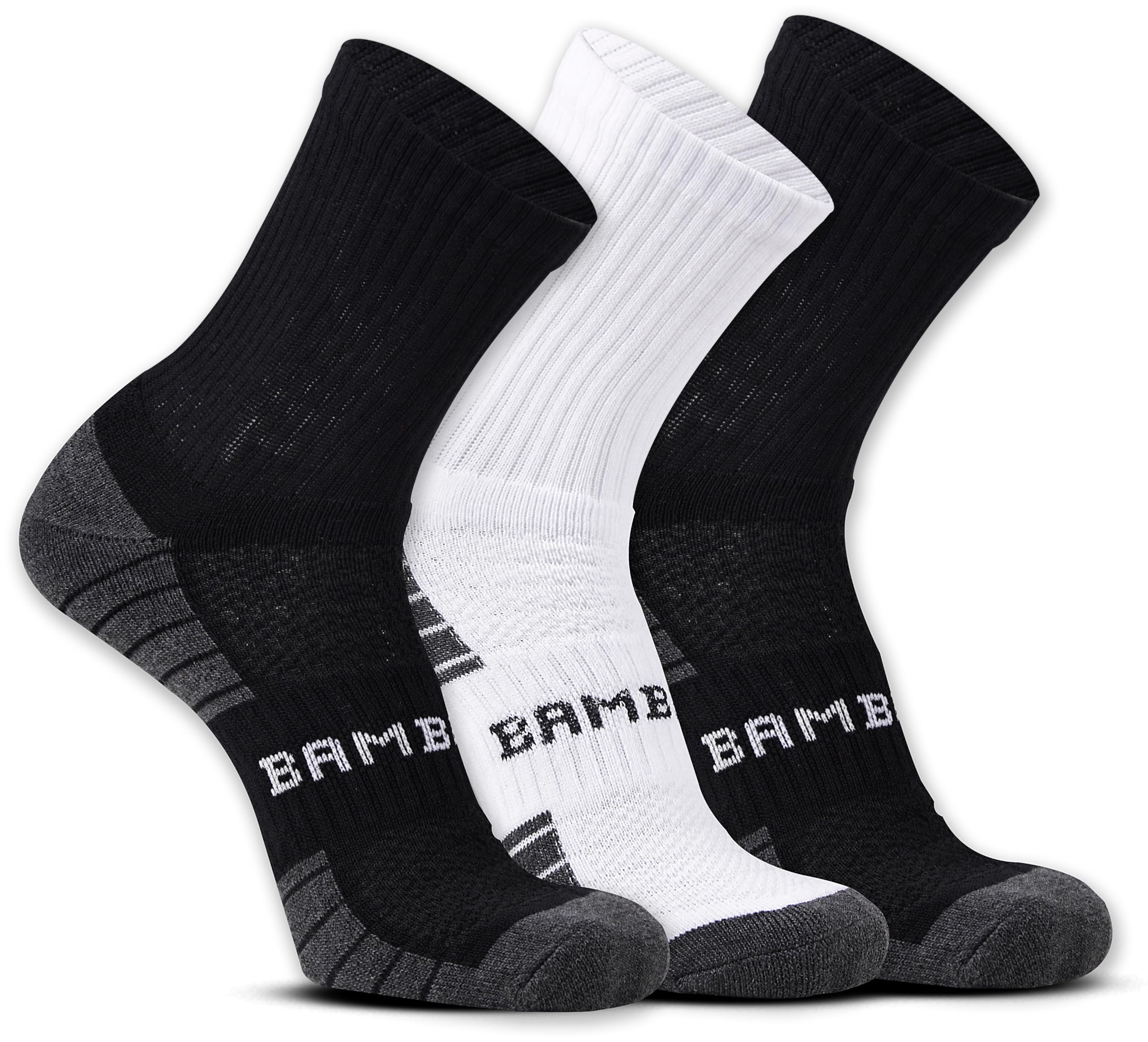 Bamboo Socks For Men, Odour Free, Ventilated, Anti-Bacterial, Soft & Cushioned, Pack of 3 Pairs-image-31