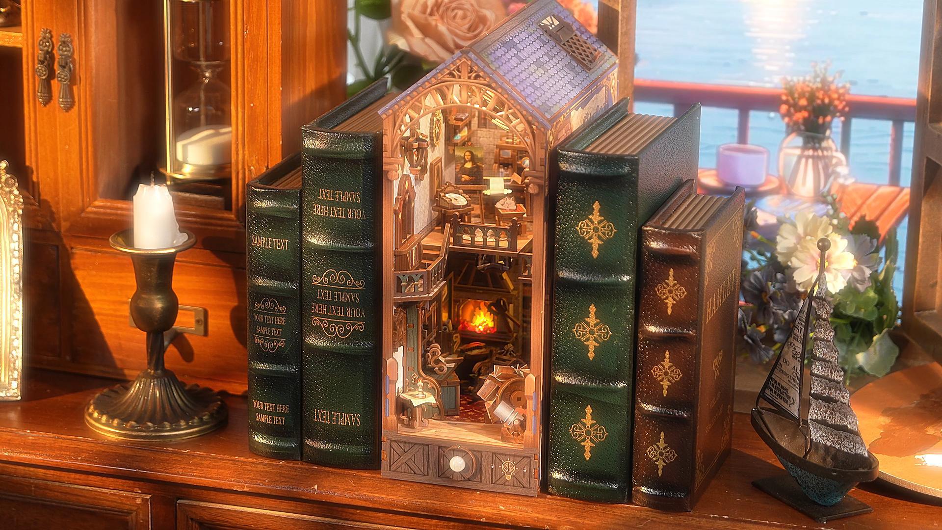 Amazon.com: Tonecheer DIY Book Nook Kit for Adults, 3D Puzzle