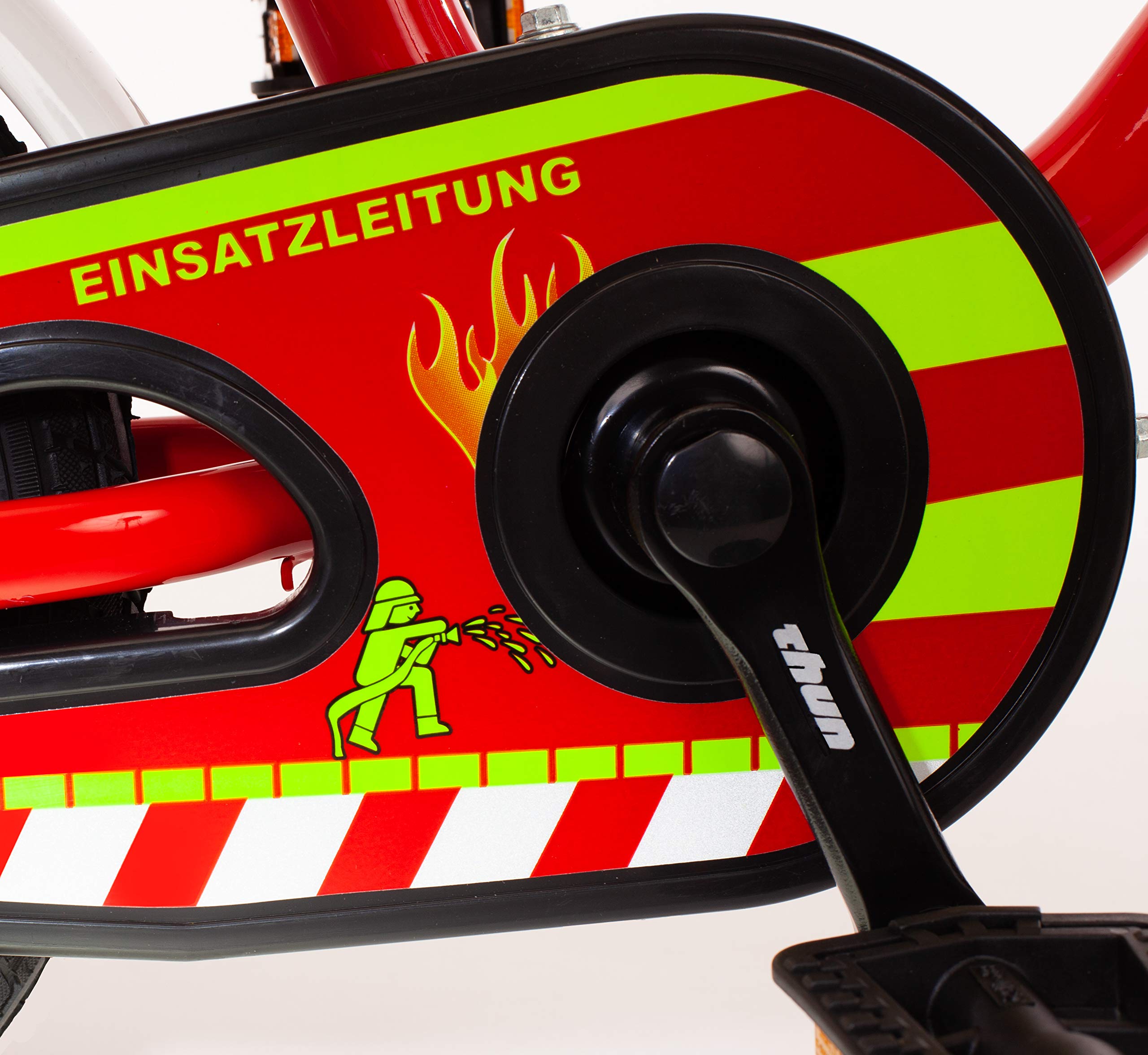 Feuerwehr Feuerwehr 18 Kinderrad MTB mit R�cktrittbremsnabe 18 Zoll Kinderfahrrad rot