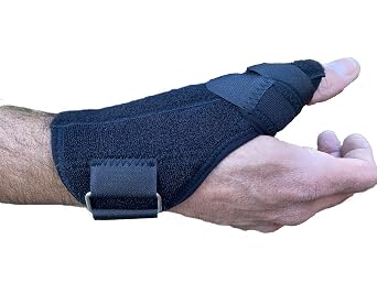 Alpha Medical Deluxe Thumb Spica Support Brace for Optimal Thumb, Hand, and Wrist Stabilization Small