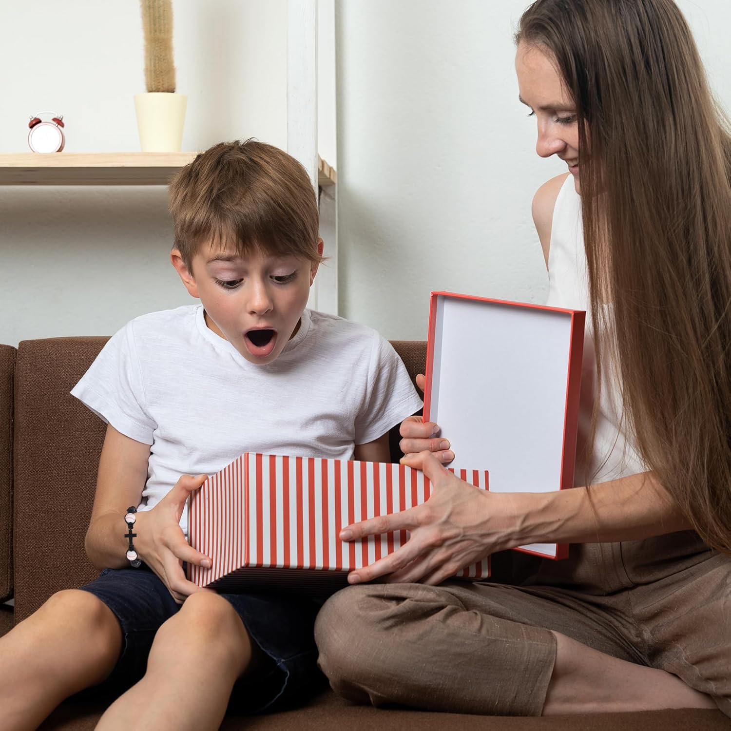 HGDEER Baseball Basketball Football Soccer Volleyball Gifts, Natural Stone Baseball Cross Bracelets for Teen Ideas with Message Gift Card - Image 6