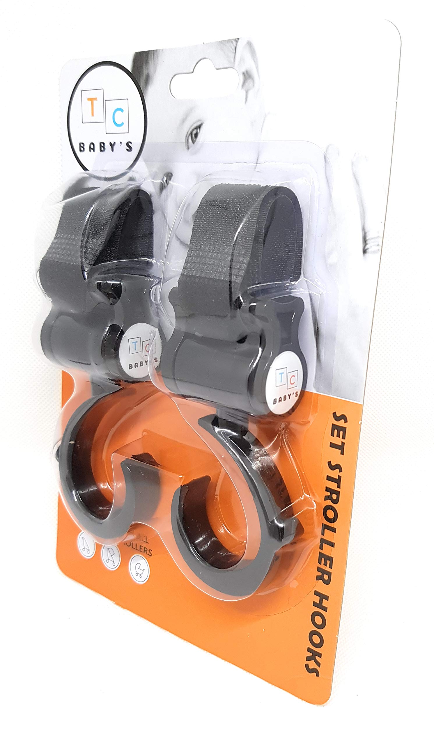 Ganci per Passeggino Porta Borse Universali Antiscivolo Accessori Neonato