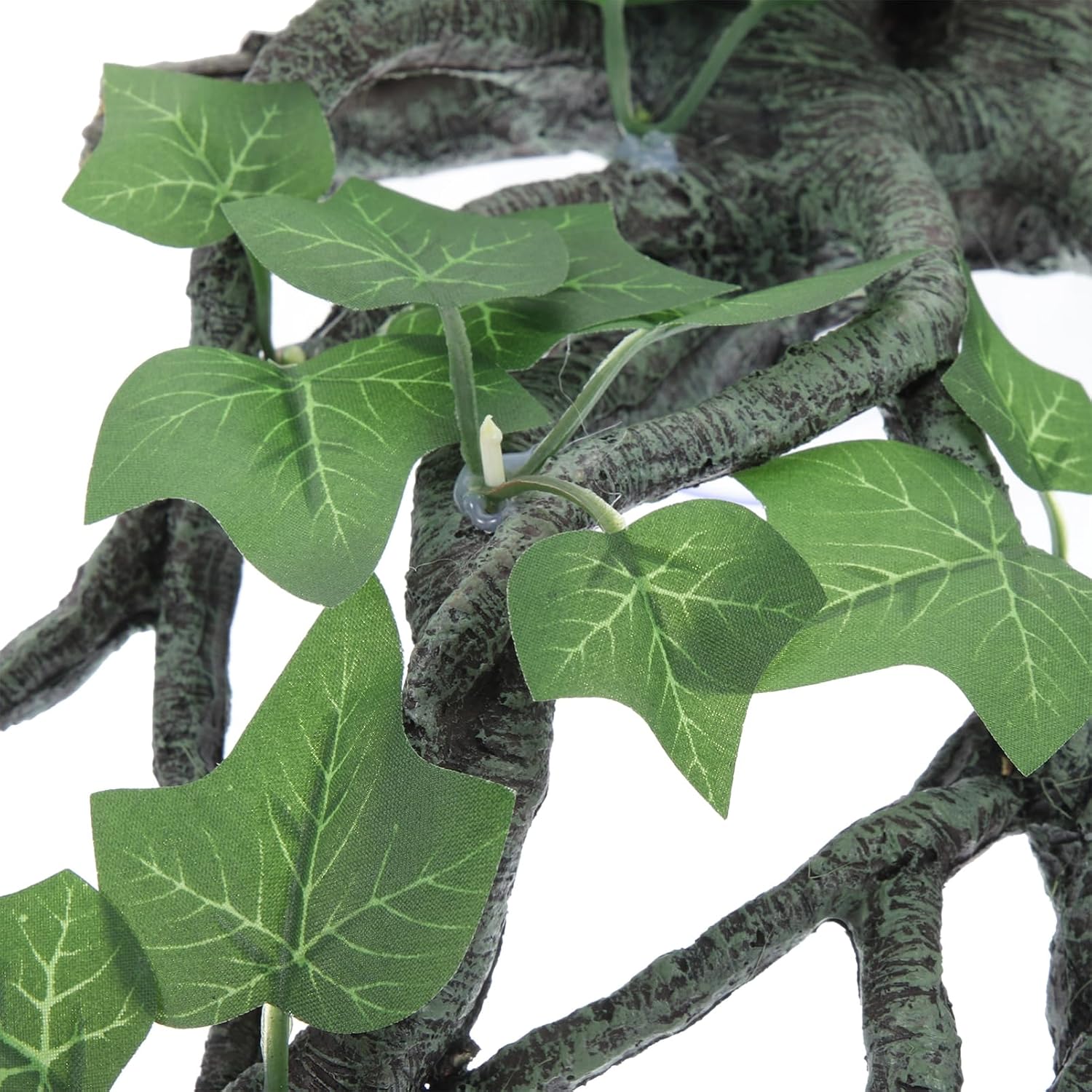 Resin Reptile Corner Branch with Rock for Lizard Snake
