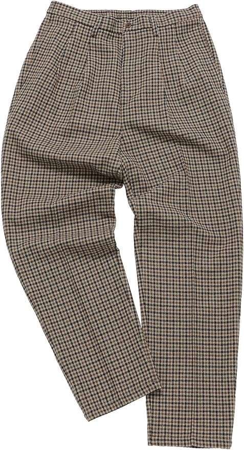 ツイードのメンズワイドパンツ
