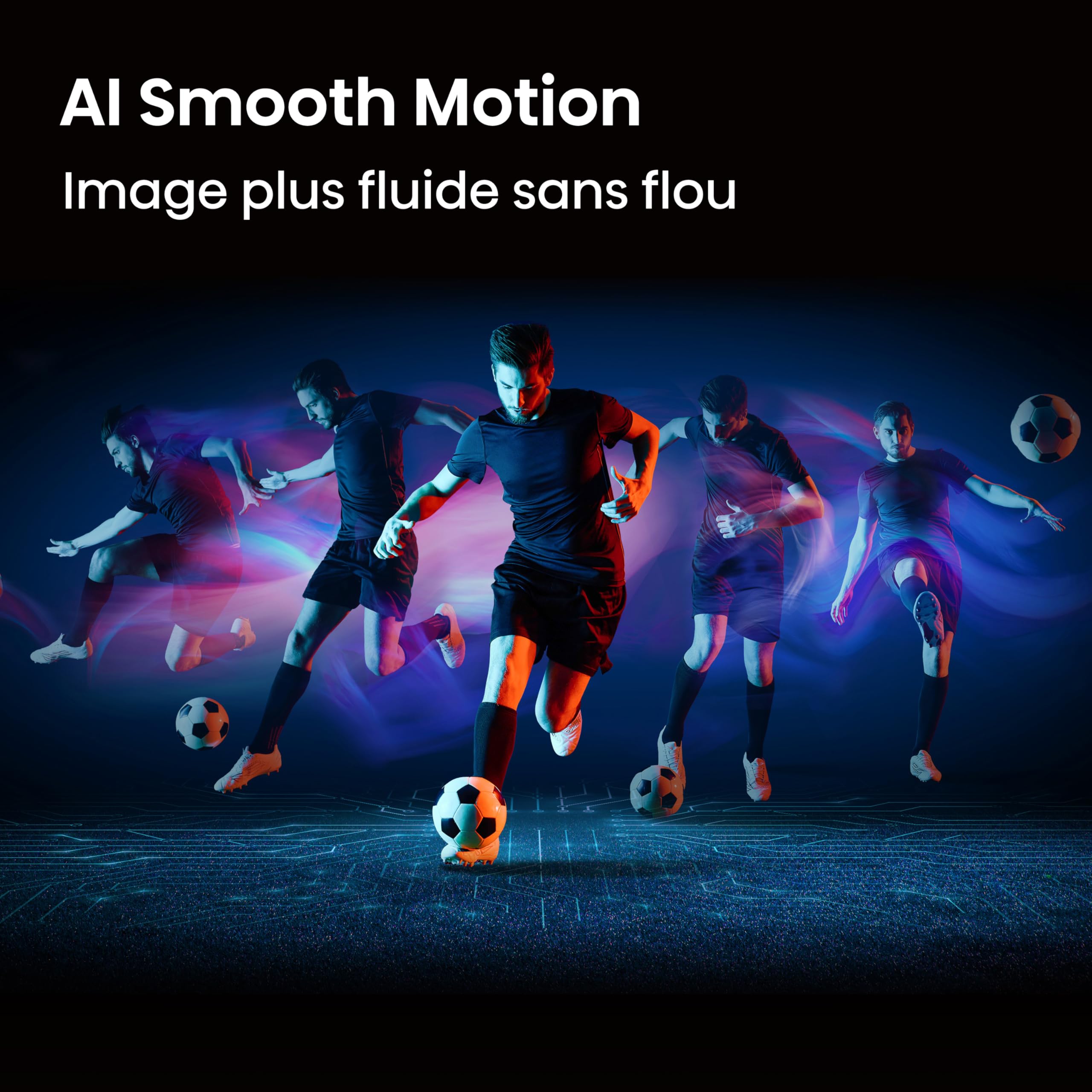 Hisense 55E7S Pro - TV QLED 55" (139 cm), 4K UHD, 144Hz Natif, Dolby Vision IQ & Atmos, HDMI 2.1, FreeSync Premium, Smart TV VIDAA U9.5, Contrôle Vocal Alexa Intégré, Modèle 2026