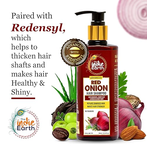 Miniatura 3 de The Indie Earth Champú avanzado de cebolla roja, 10.1fl oz