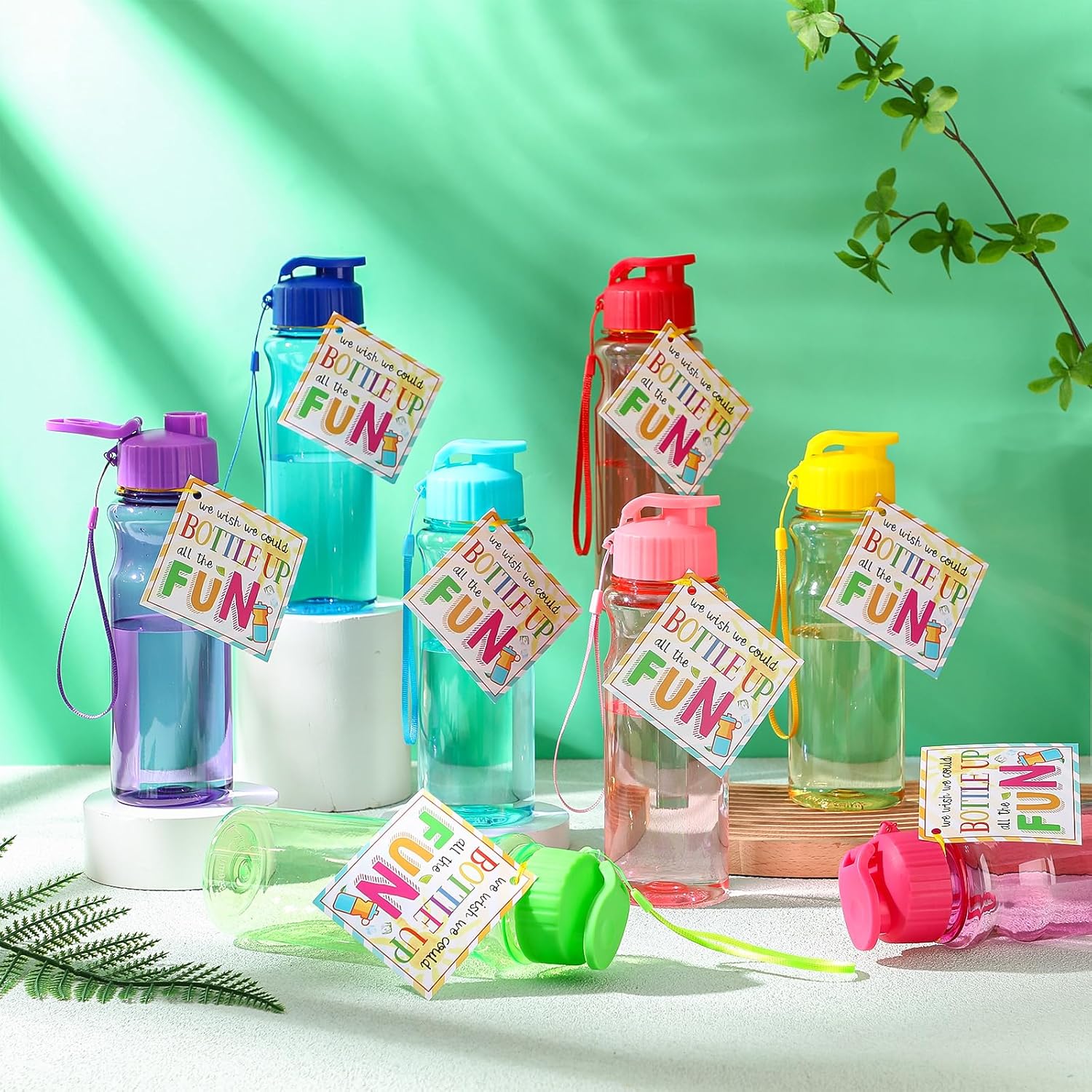 Water Bottles Bulk End of the Year Gifts for Students 18 oz Portable Sports Water Bottle Summer Graduation Student Gifts from Teacher for Kids School Classroom Prizes Goodie Bag (24) - Image 7