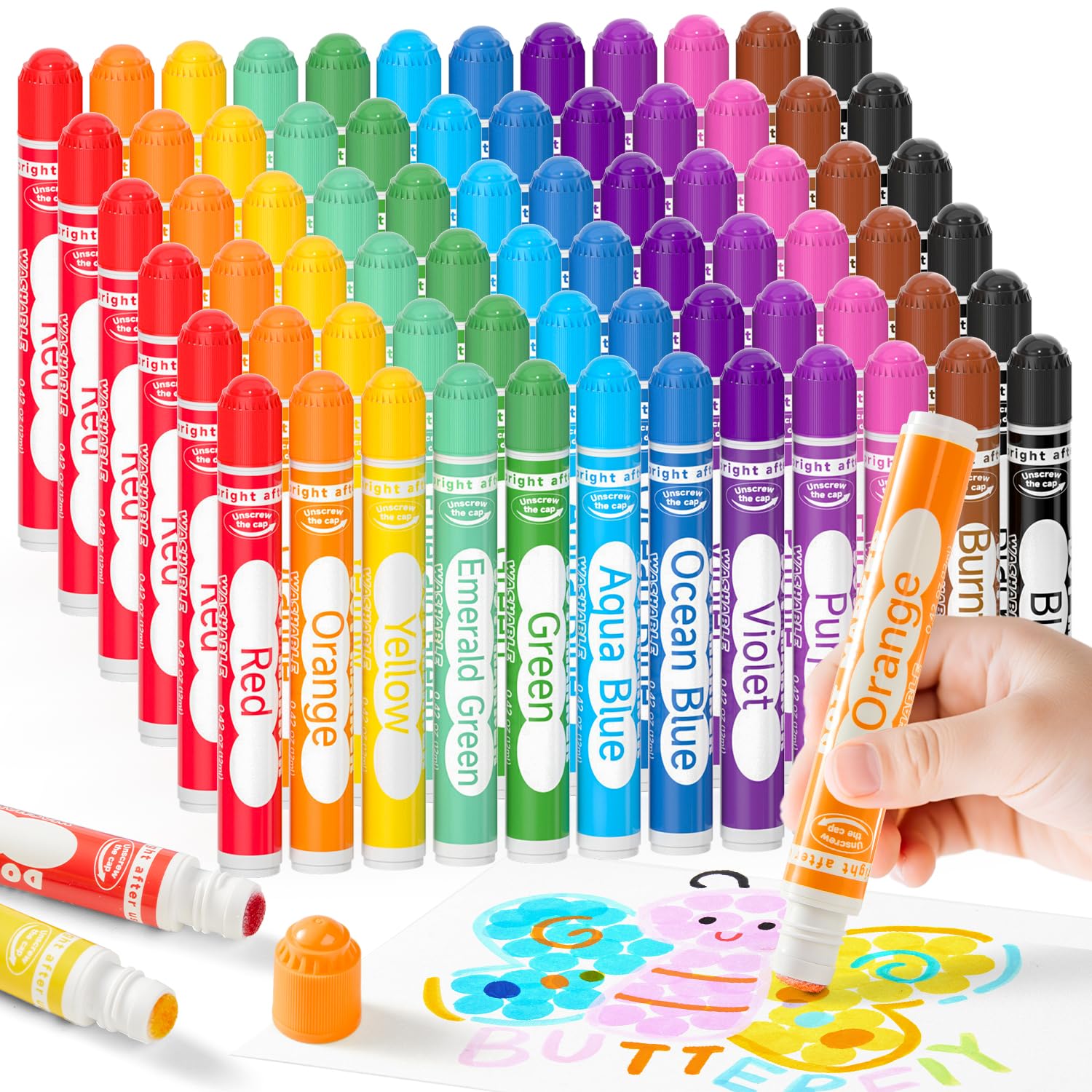 Shuttle Art 60 Pack Dot Markers - drawing | Mubboo