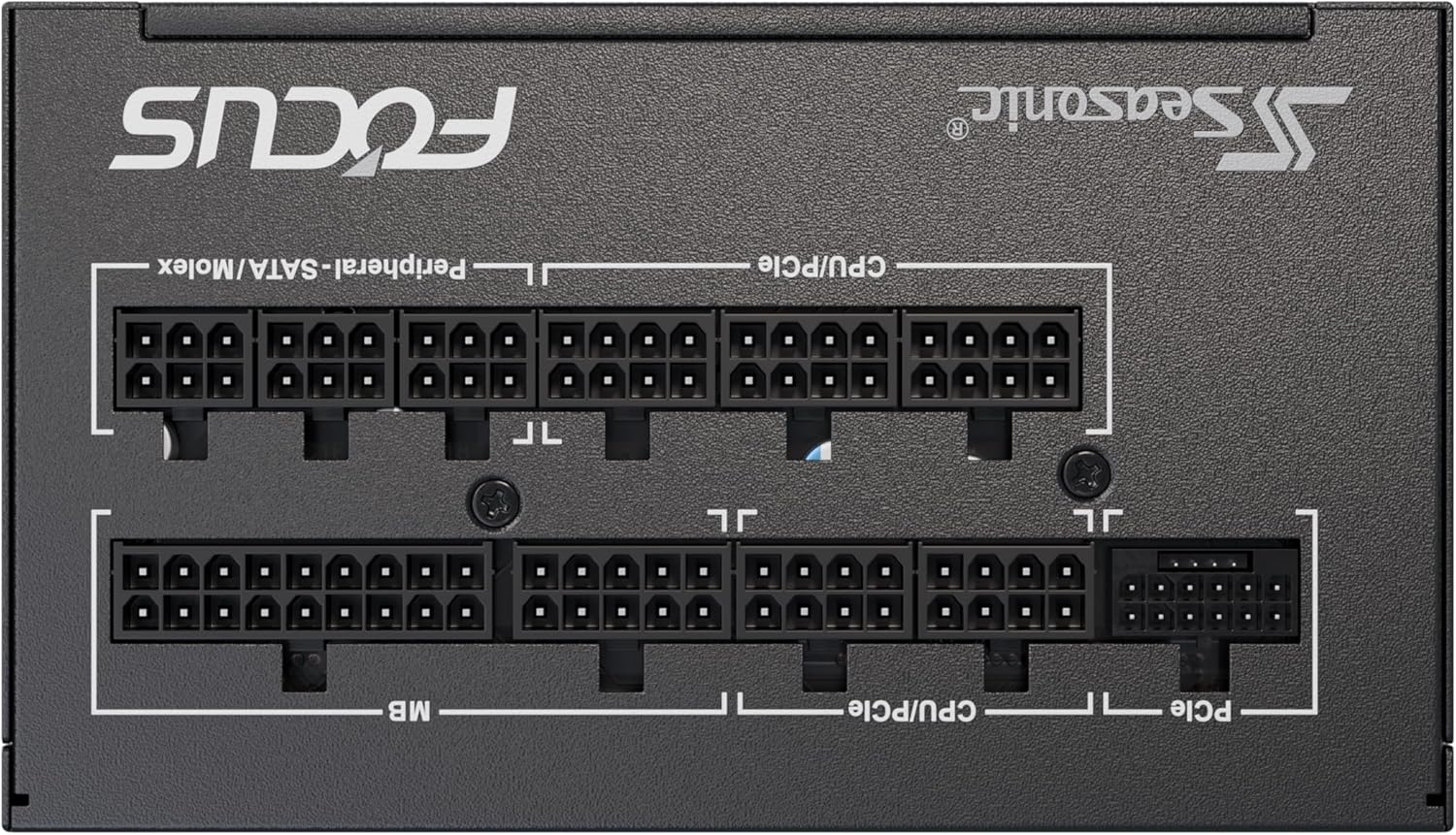 Seasonic Focus V4 GX-1000 (ATX3) - 1000W - 80+ Gold - ATX 3.0 & PCIe 5.1 Ready -Full-Modular -ATX Form Factor -Premium Japanese Capacitor -10 Year Warranty -Nvidia RTX 30/40 Super & AMD GPU Compatible - Image 5