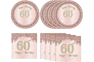 60th Birthday Decor - Celebrate in Style with Rose Gold Elegance
