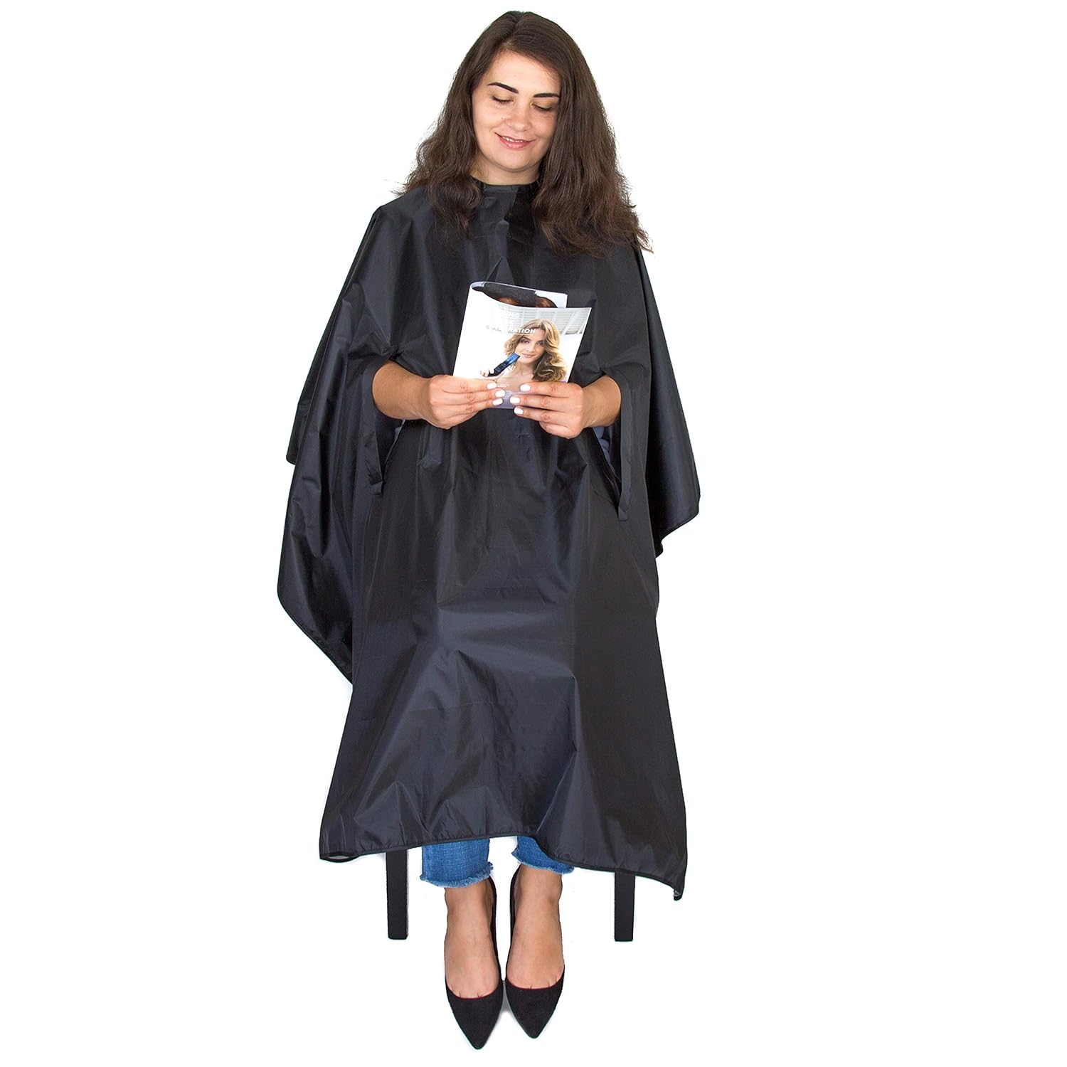 Hair Coloring Cape - Waterproof Salon Cape - Salon Chemical Cape - Hair Cape - Hair Salon Cape - Hair Dye Cape - Hairdressing Cape - Hair Stylist Cape - Hair Smock : Beauty & Personal Care