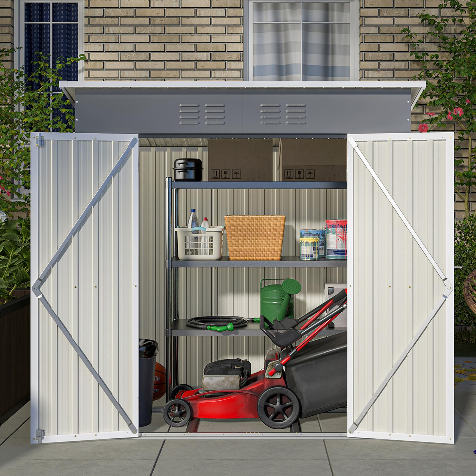7 Inexpensive Bicycle Storage Shed Solutions (Under $100) 8 Thctvous 6x4FT Aluminum Shed