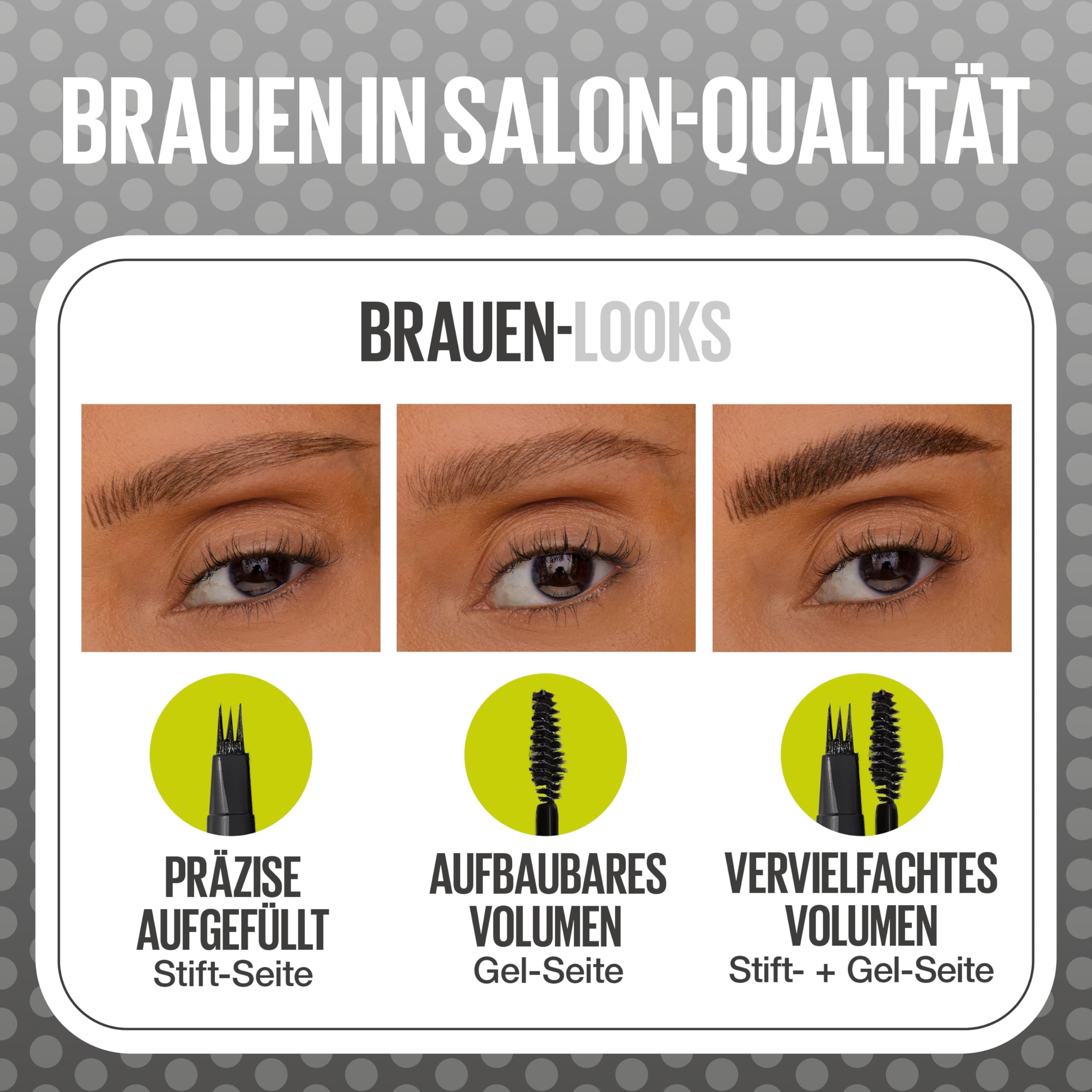 Maybelline New York Brow Insert Kaş Kalemi Med Brown 4