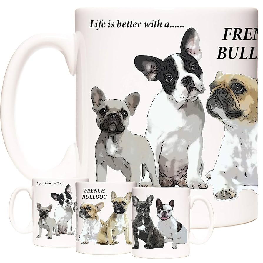 Happy French Bulldog Frenchie Dog Head Wall Cookie DIY Craft Reusable Stencil