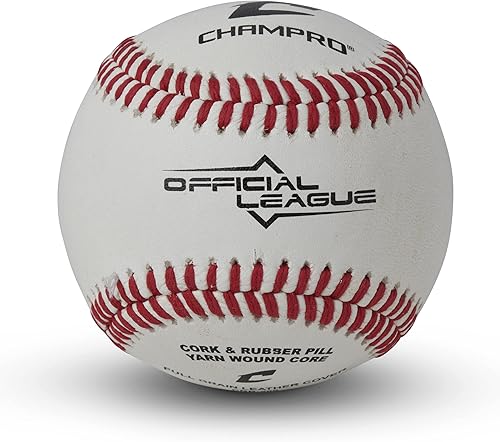 Miniatura 3 de Champro Cubo de 6 galones con 30 pelotas de béisbol CBB-200 y funda para latas de bebida